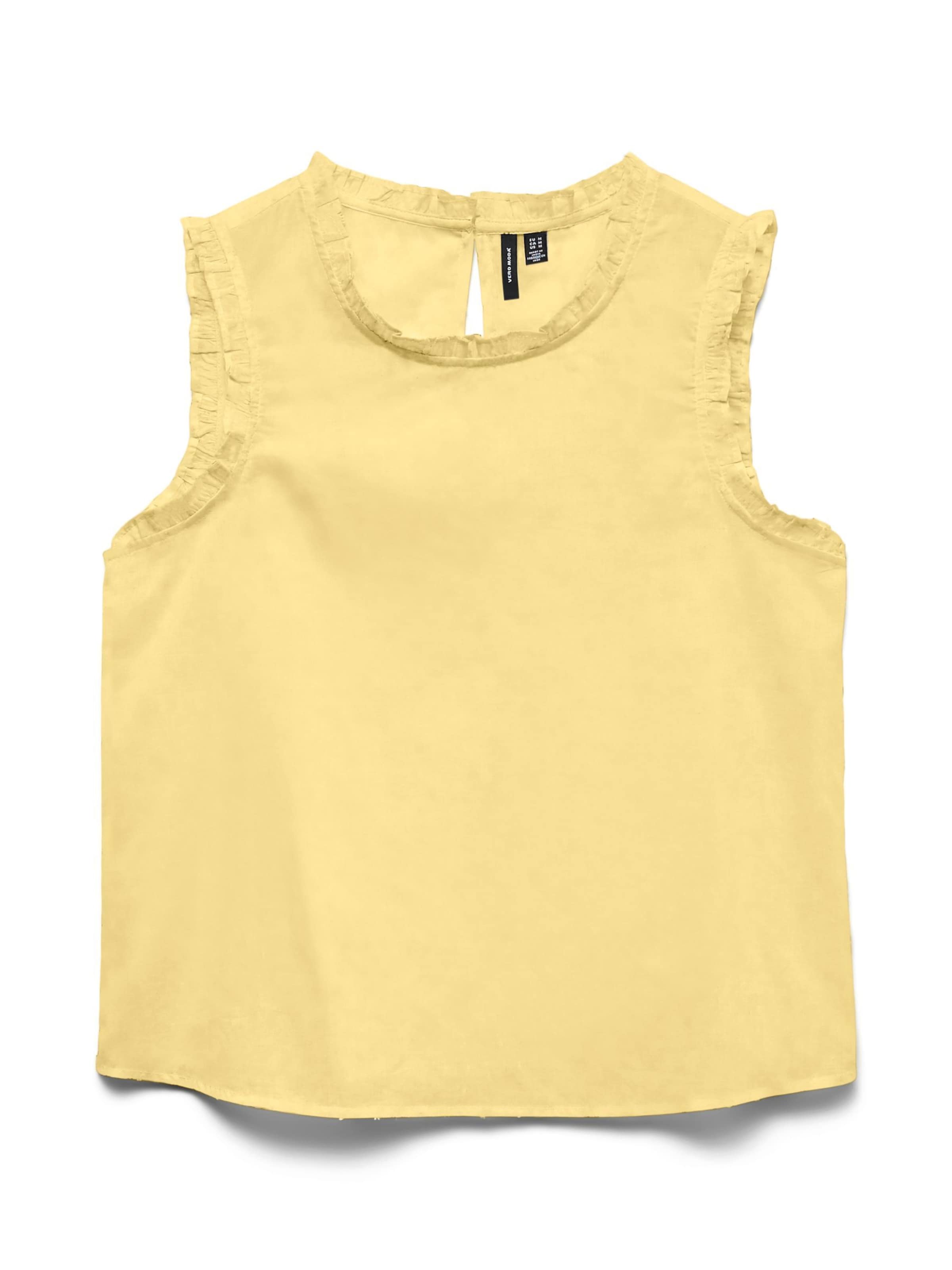 VERO MODA Blouse in Geel: voorkant