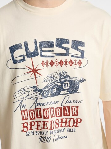 GUESS Originals Shirt 'GO' in Beige