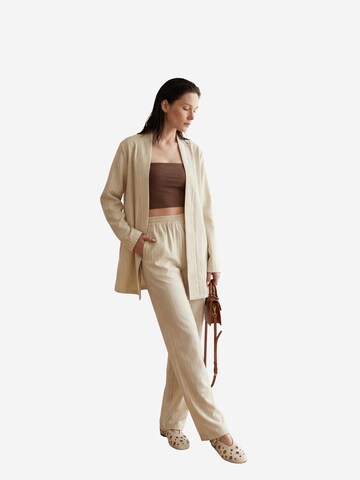 My fashion - Calças de fato em bege