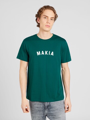 MAKIA Shirt 'Pujo' in Groen: voorkant