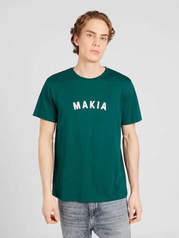 MAKIA Shirt 'Pujo' in Groen: voorkant