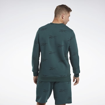 Reebok Αθλητική μπλούζα φούτερ σε πράσινο