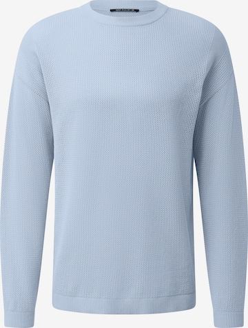 QS Strickpullover in Blau: Vorderseite