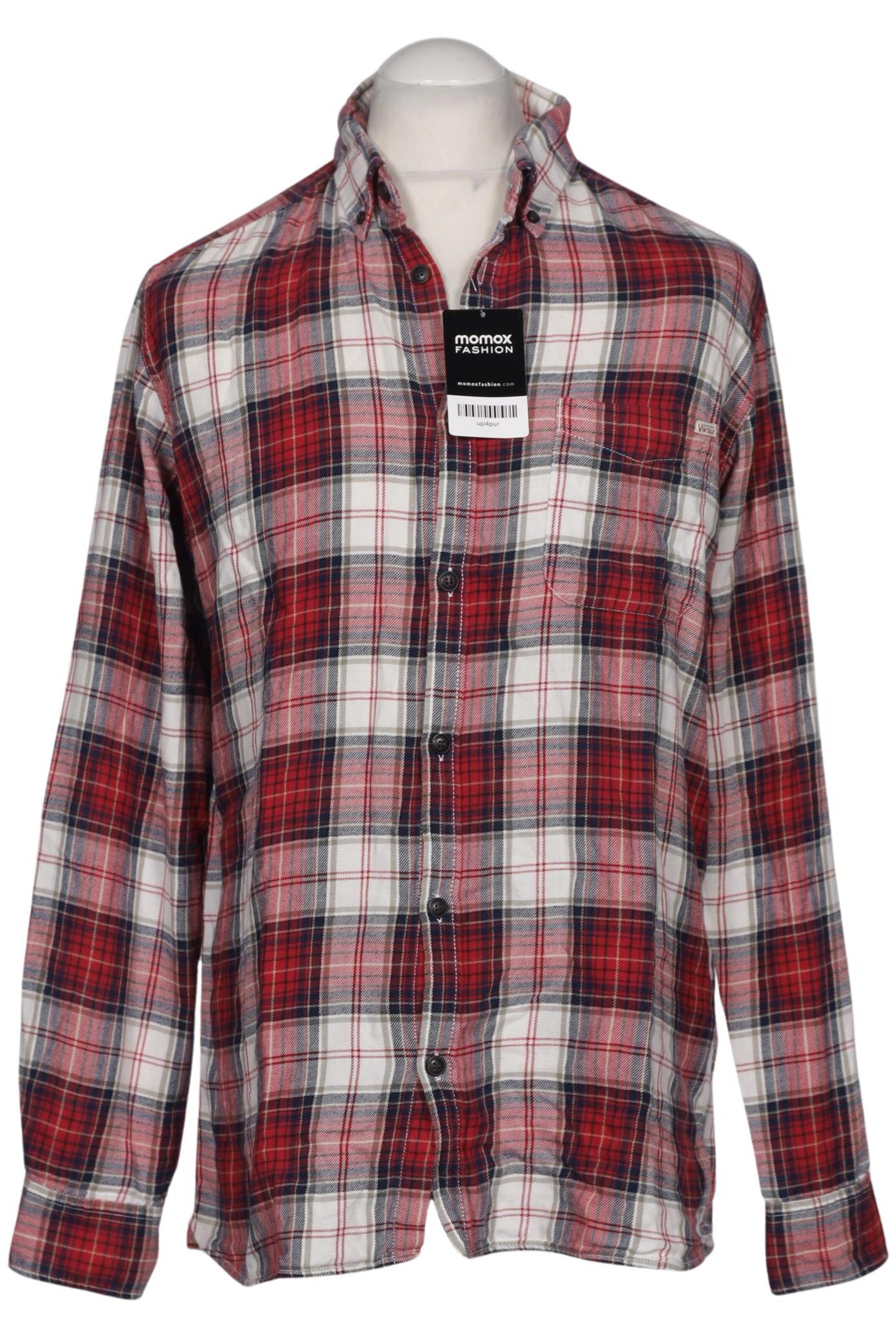 JACK & JONES Button Up Shirt in L in Red: front