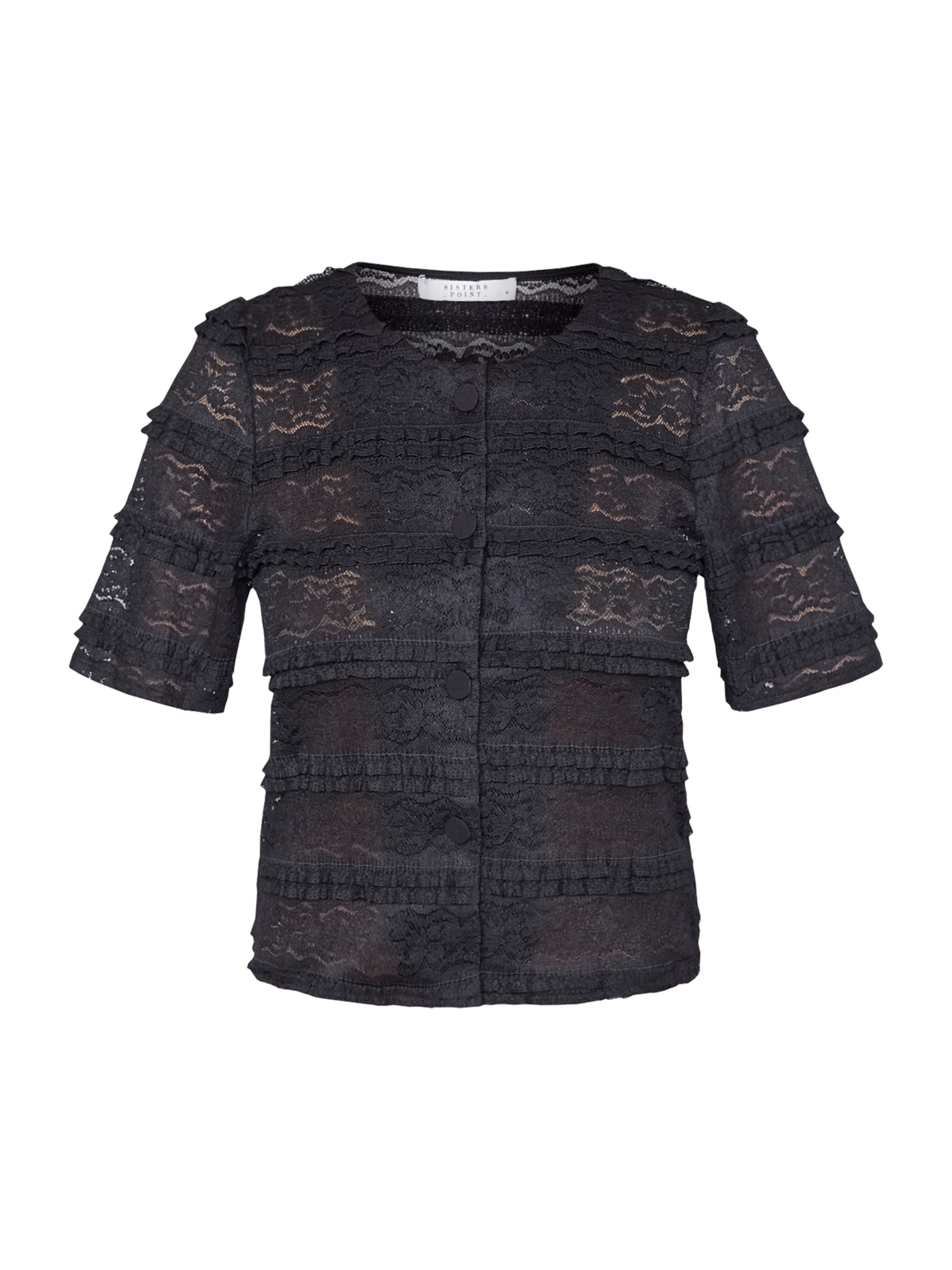 SISTERS POINT Bluse 'NAN' i sort: forside