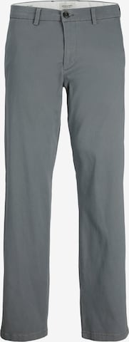JACK & JONES Lærredsbukser 'JPSTKane Dylan' i grå: forside