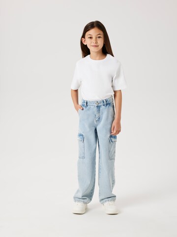 Wide leg Jeans 'NKFrose' di NAME IT in blu: frontale