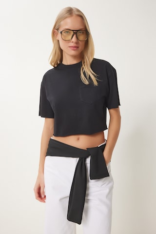 T-shirt Happiness İstanbul en noir : devant