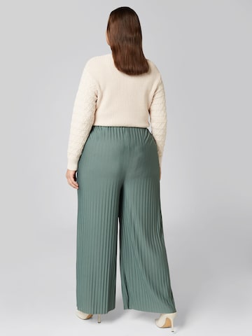 Loosefit Pantaloni 'Saphia' di Guido Maria Kretschmer Curvy in verde