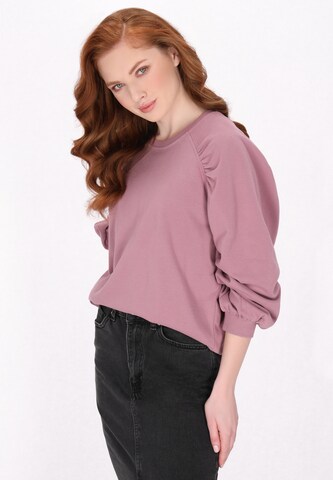 DreiMaster Vintage Sweatshirt 'Classic Look' in Pink: front