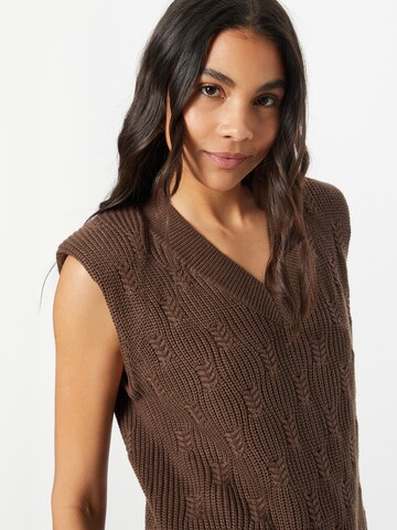 ICHI Sweater 'PILAR' in Brown