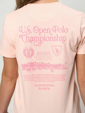 U.S. POLO ASSN. Top ' UWMisty ' w kolorze różowy