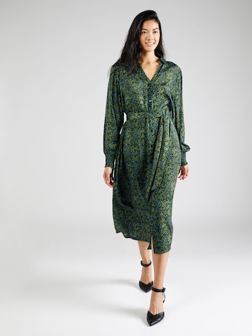 SAINT TROPEZ Shirt Dress 'Tama' in Green: front