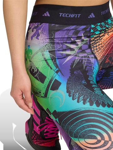 ADIDAS PERFORMANCE - Skinny Pantalón deportivo en Mezcla de colores