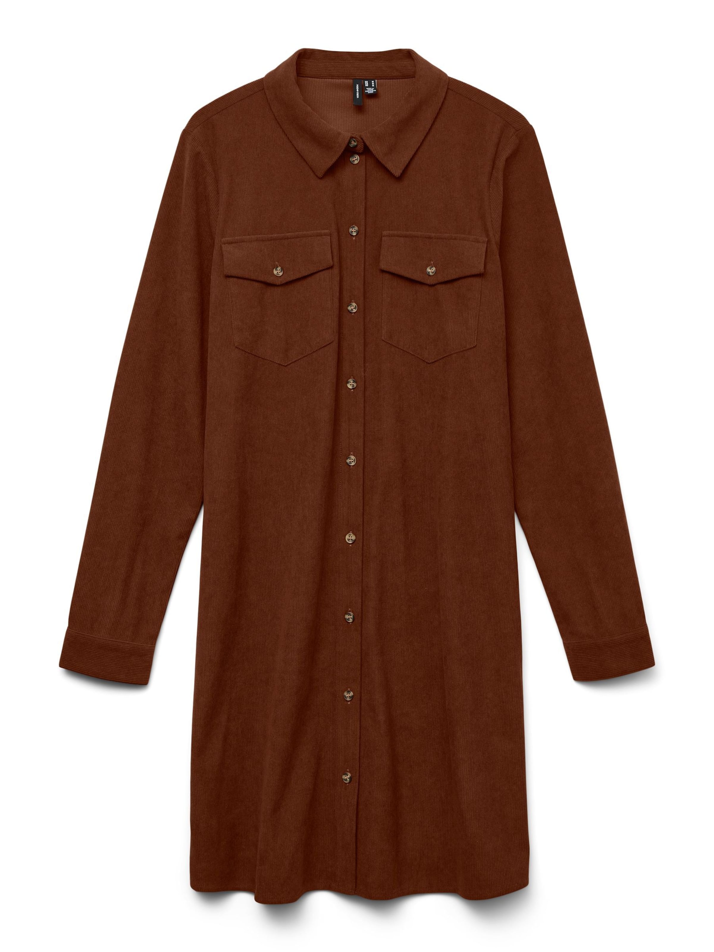 VERO MODA Blousejurk 'VMVilja' in Bruin: voorkant