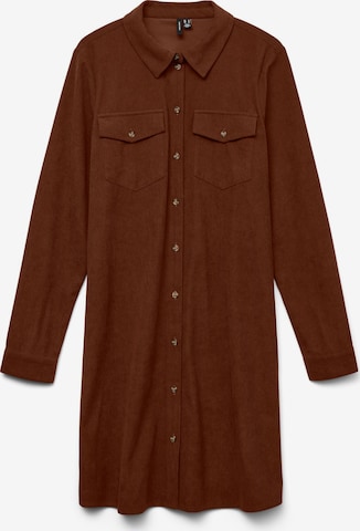 Robe-chemise 'VMVilja' VERO MODA en marron : devant