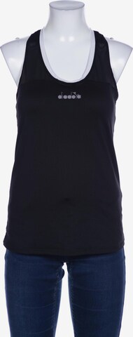 Diadora Top & Shirt in M in Black: front