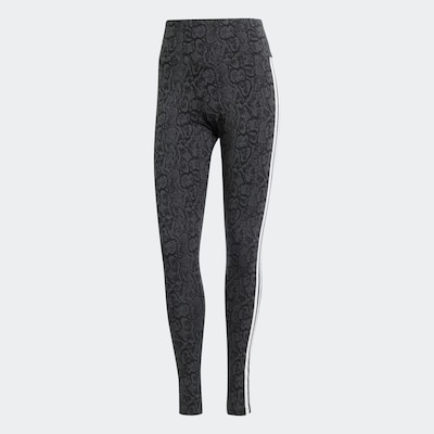 ADIDAS ORIGINALS Leggings i basalgrå / svart / vit, Produktvy