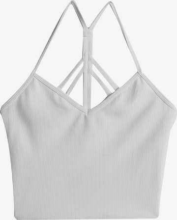 Bustier Soutien-gorge de sport Aim'n en blanc : devant