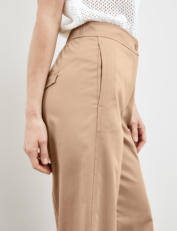 Wide leg Pantaloni con piega frontale di GERRY WEBER in beige