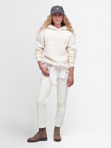 Barbour Sweatshirt 'Northumberland' in White