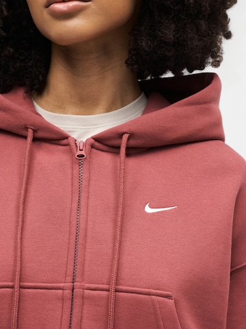 Nike Sportswear Bluza rozpinana 'STDO' w kolorze różowy