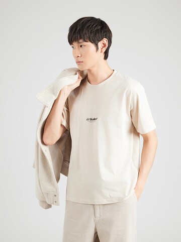 JACK & JONES Μπλουζάκι 'JJESOHO' σε καφέ: μπροστά