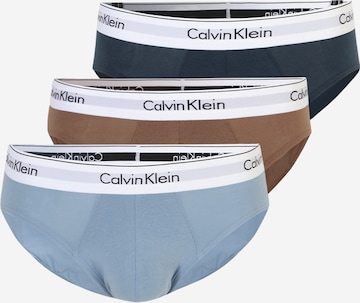 Slip Calvin Klein Underwear en bleu : devant