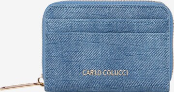 Carlo Colucci Portemonnee 'di Cagno' in Blauw: voorkant