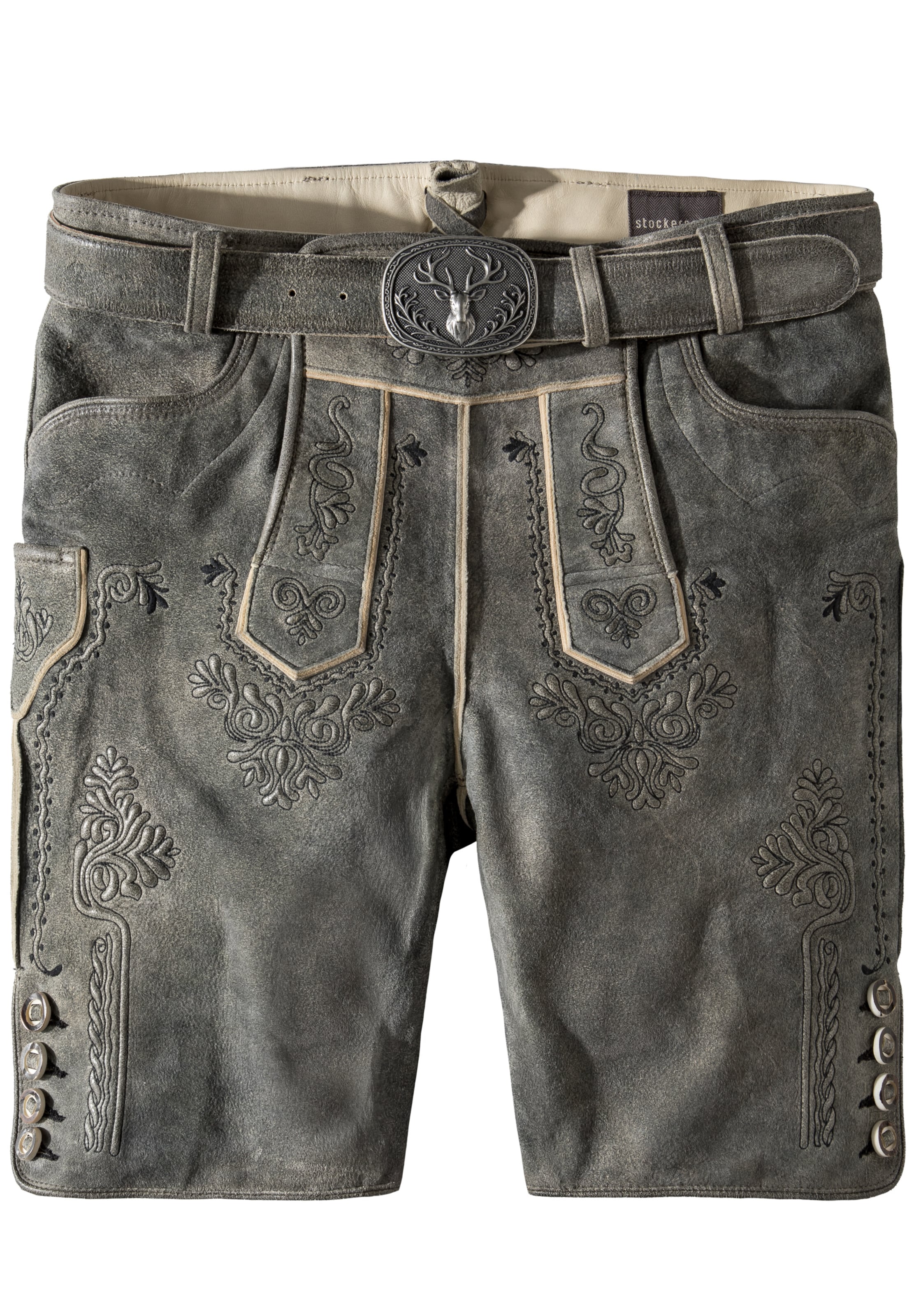 STOCKERPOINT Klederdracht broek 'Artur' in Grijs: voorkant