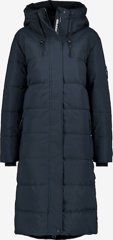 Alife and Kickin Winter Coat 'Katia' in Blue: front