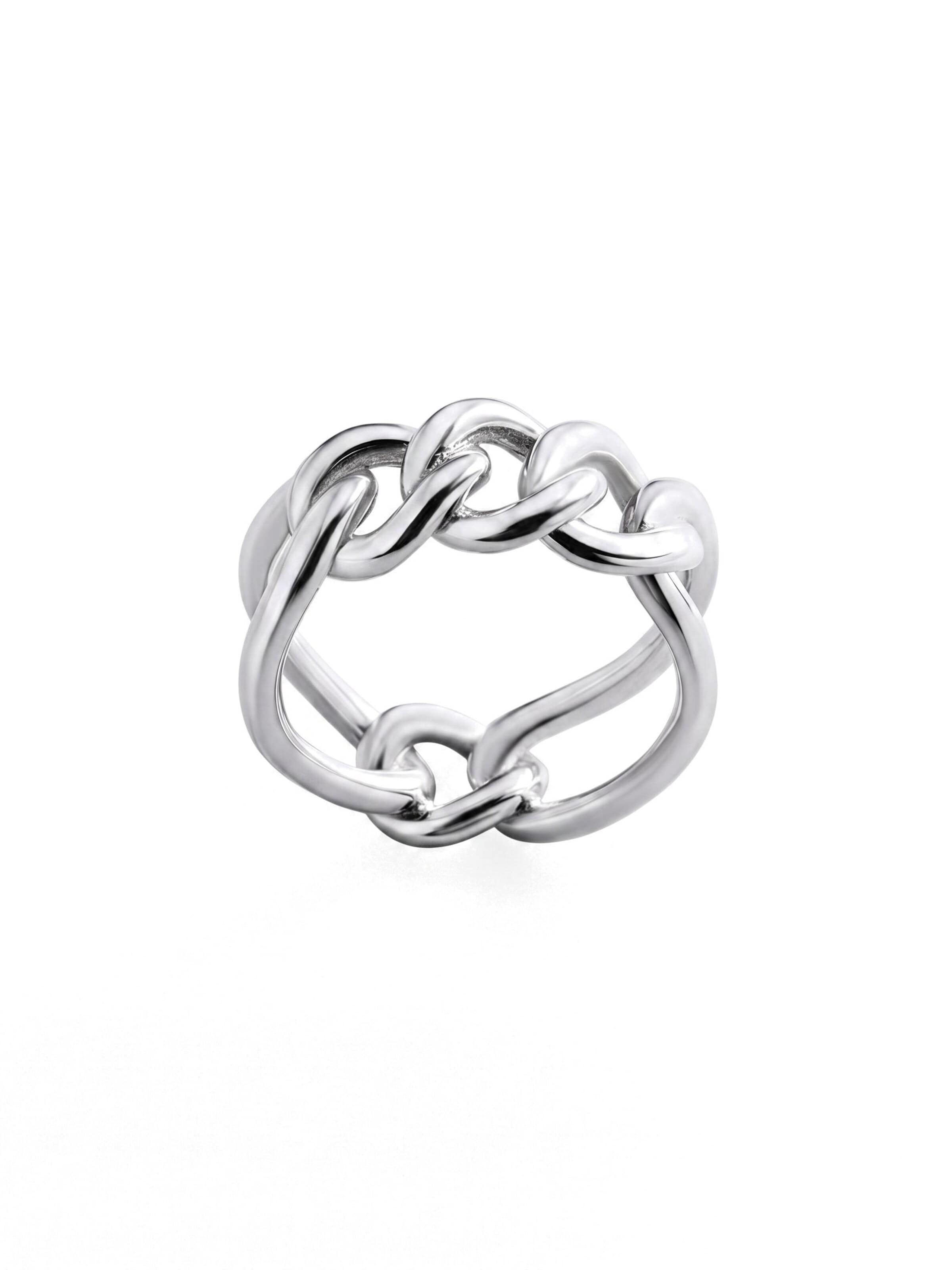Bague 'WEAVE' REYTEL en argent : devant