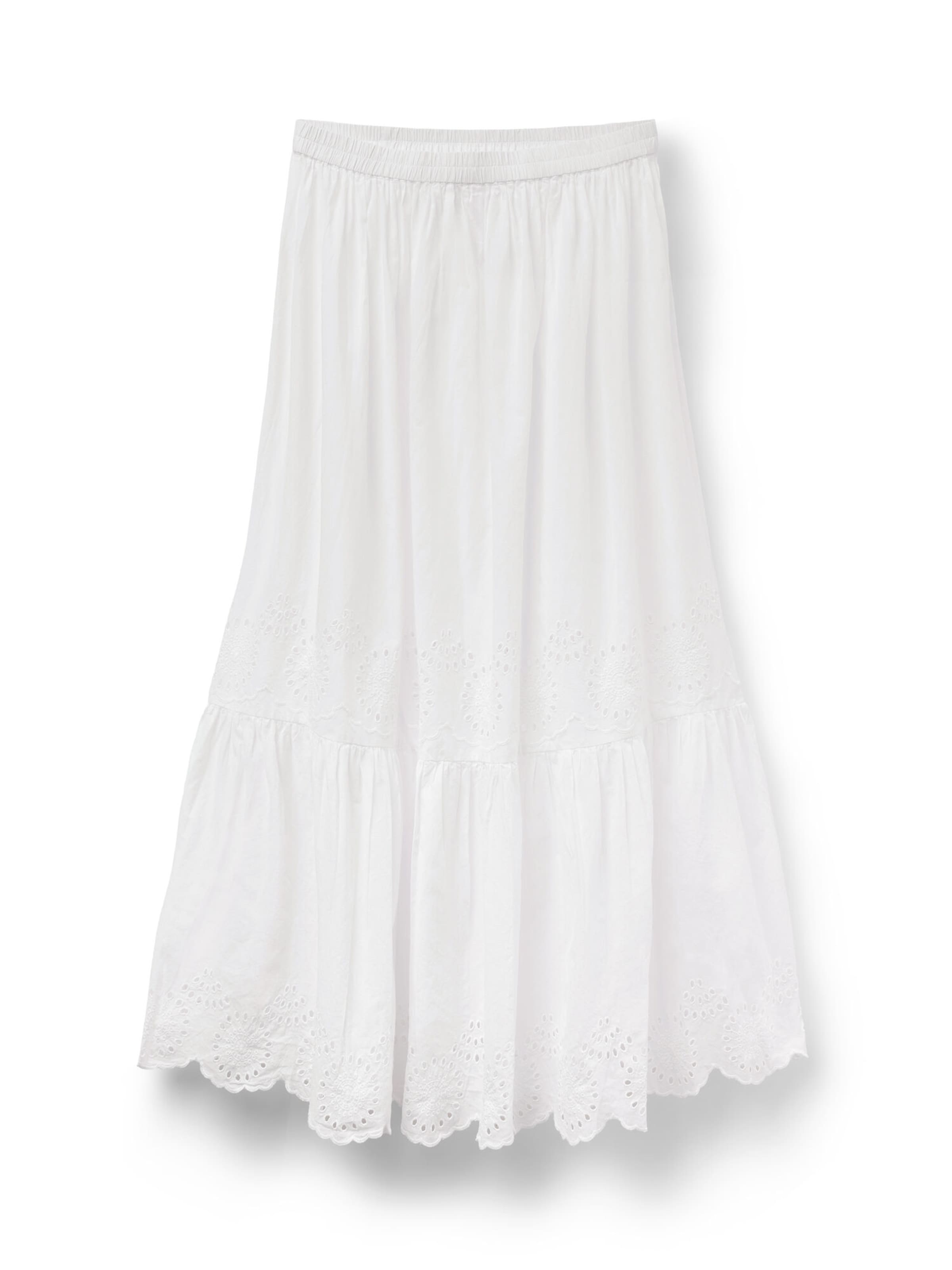 CALZEDONIA Rock in Weiß: Vorderseite