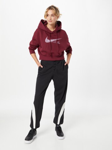 Bluză de molton de la Nike Sportswear pe roșu