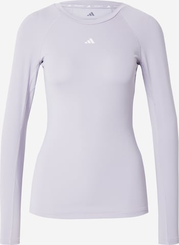 ADIDAS PERFORMANCE Функциональная футболка в Лиловый: спереди