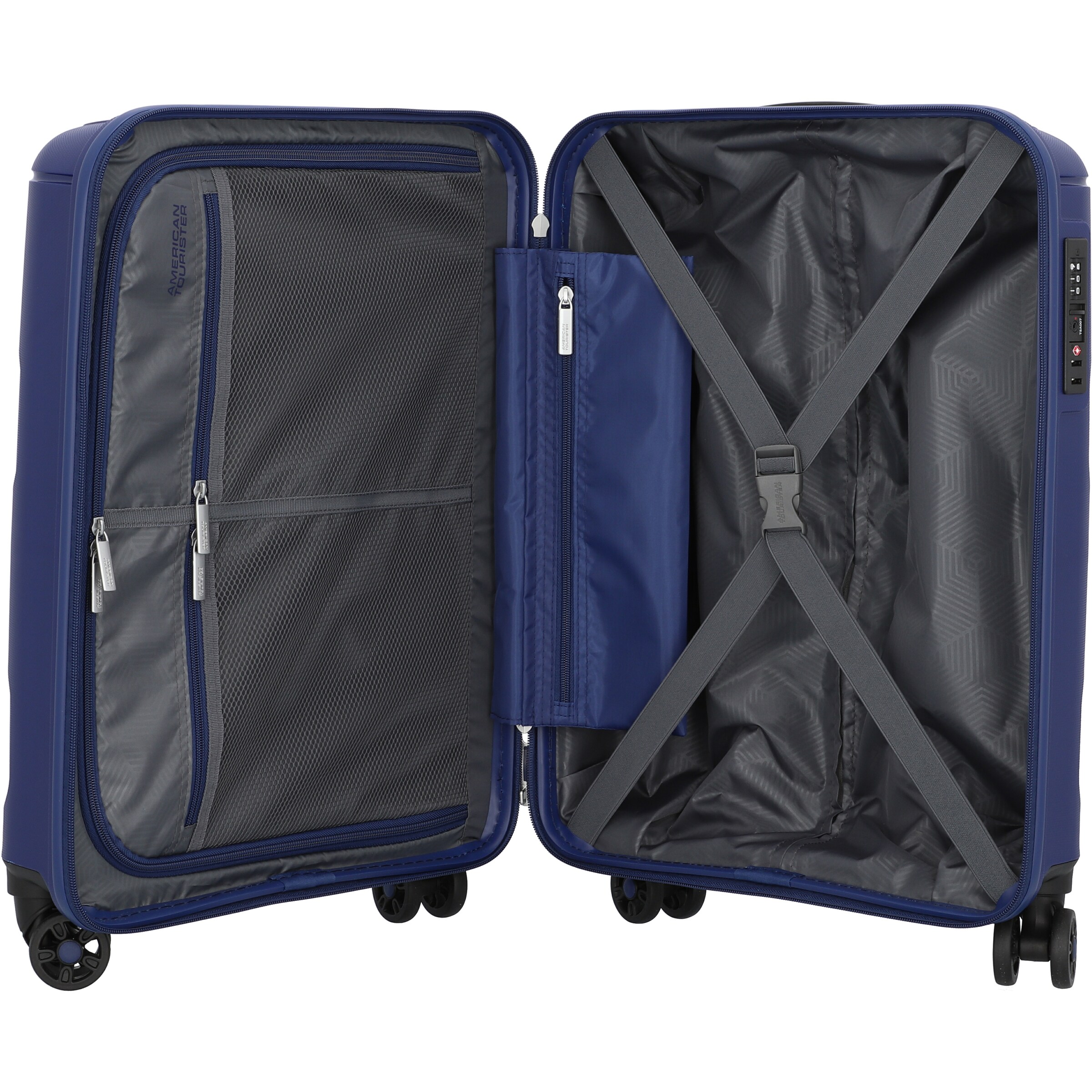 Männer Taschen & Rucksäcke American Tourister Kabinentrolley 'Sunside' in Blau - QJ68694 Männer Taschen & Rucksäcke American Tourister Kabinentrolley 'Sunside' in Blau - QJ68694