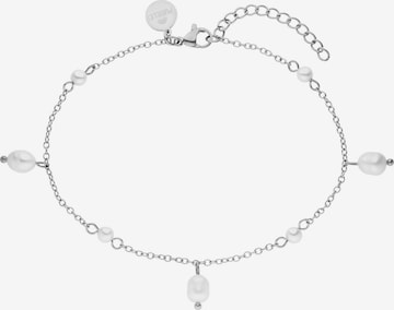 PURELEI Voetsieraden 'Pearl Drop' in Zilver: voorkant