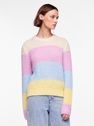 PIECES Sweater 'NAOMI' in Mixed colors: front