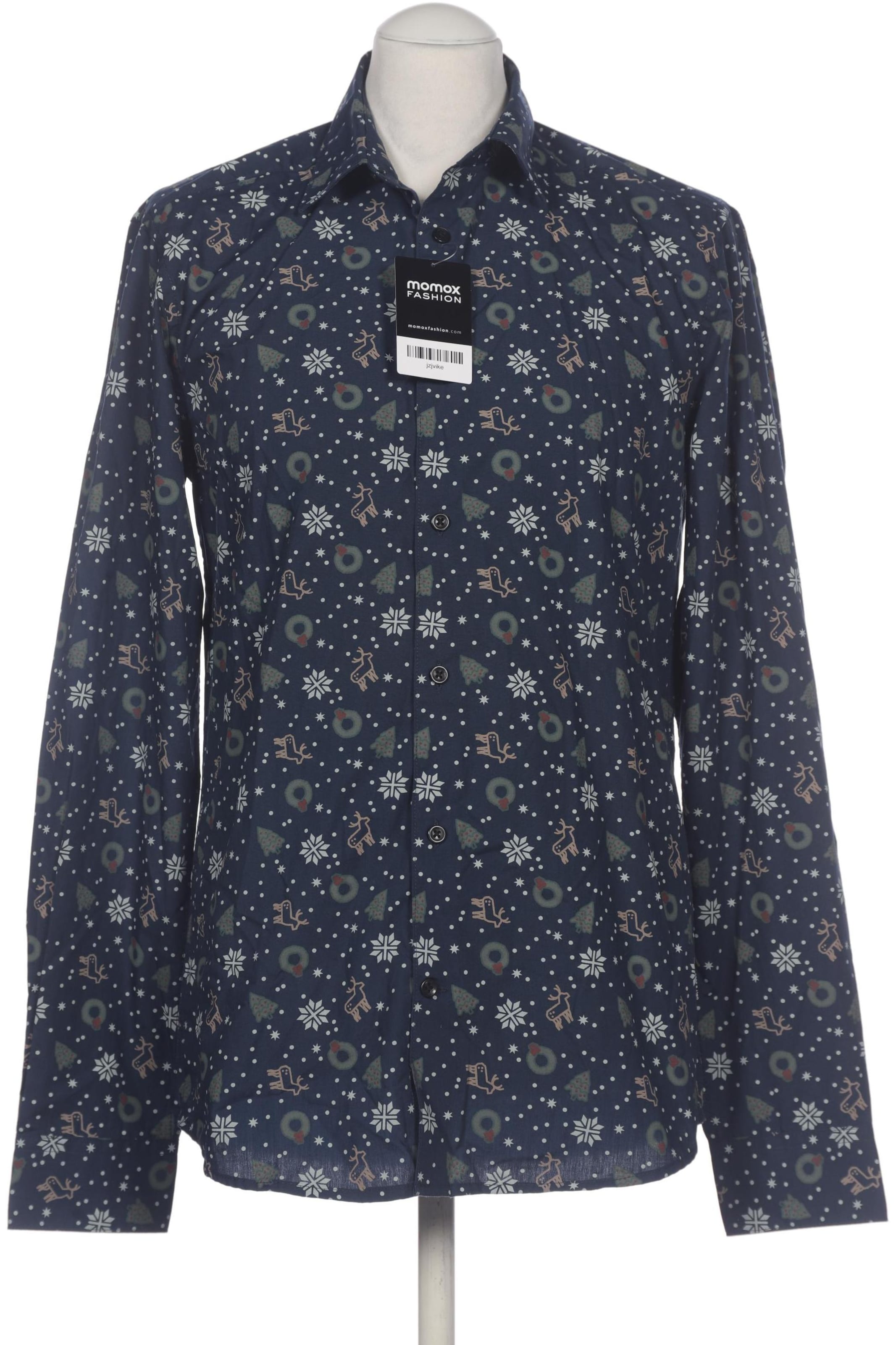 Only & Sons Hemd M in Blau: Vorderseite