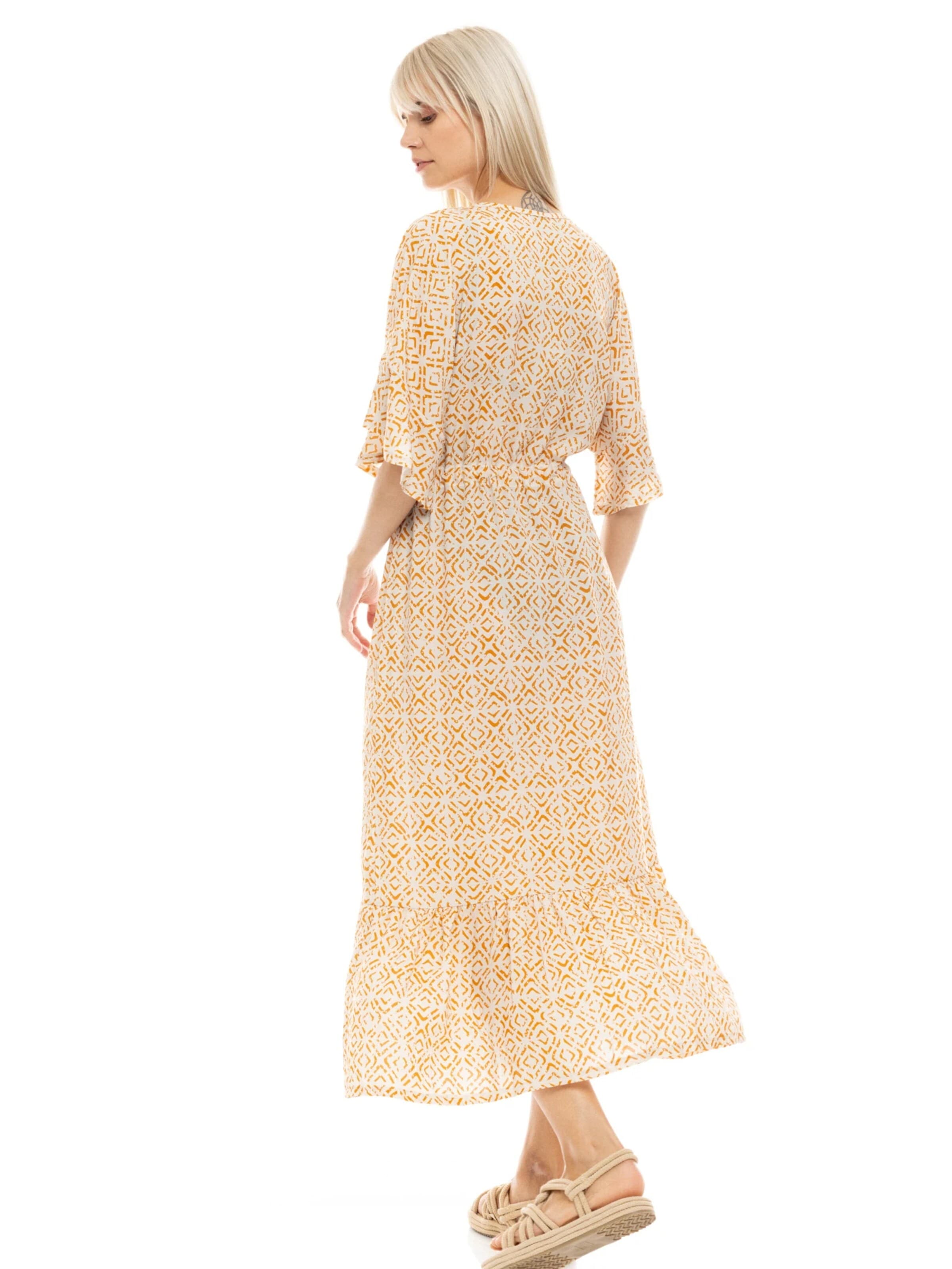 Vêtement de plage 'BEACHWEAR SUNSET' Pink Label en jaune