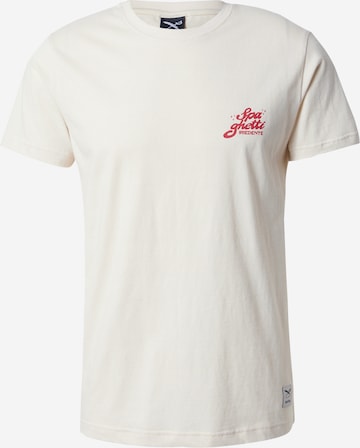 Iriedaily Shirt 'Spa Ghetti' in Wit: voorkant