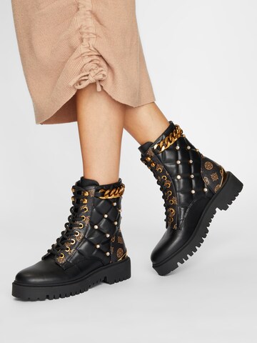 Bottines à lacets GUESS en noir