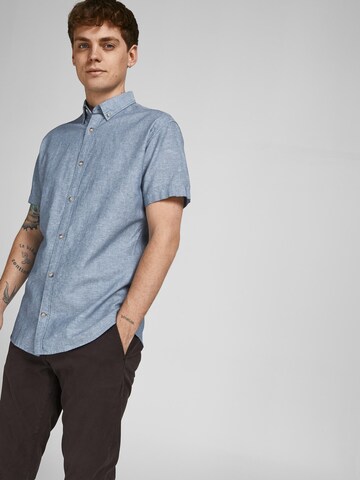 JACK & JONES Regular fit Overhemd 'Summer' in Blauw