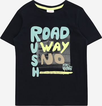 T-Shirt s.Oliver en bleu : devant