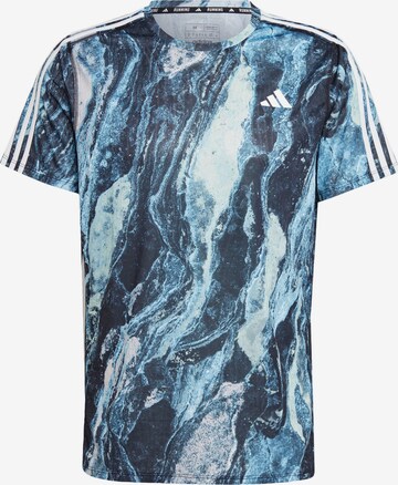 T-shirt fonctionnel 'Move for the Planet AirChill Tee' ADIDAS PERFORMANCE en bleu : devant