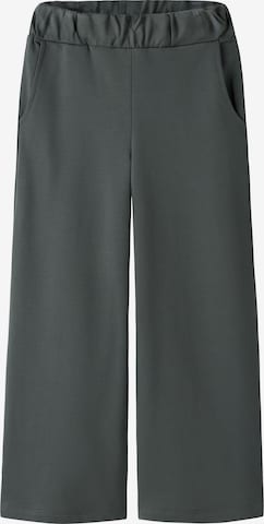 NAME IT - Pierna ancha Pantalón en negro: frente