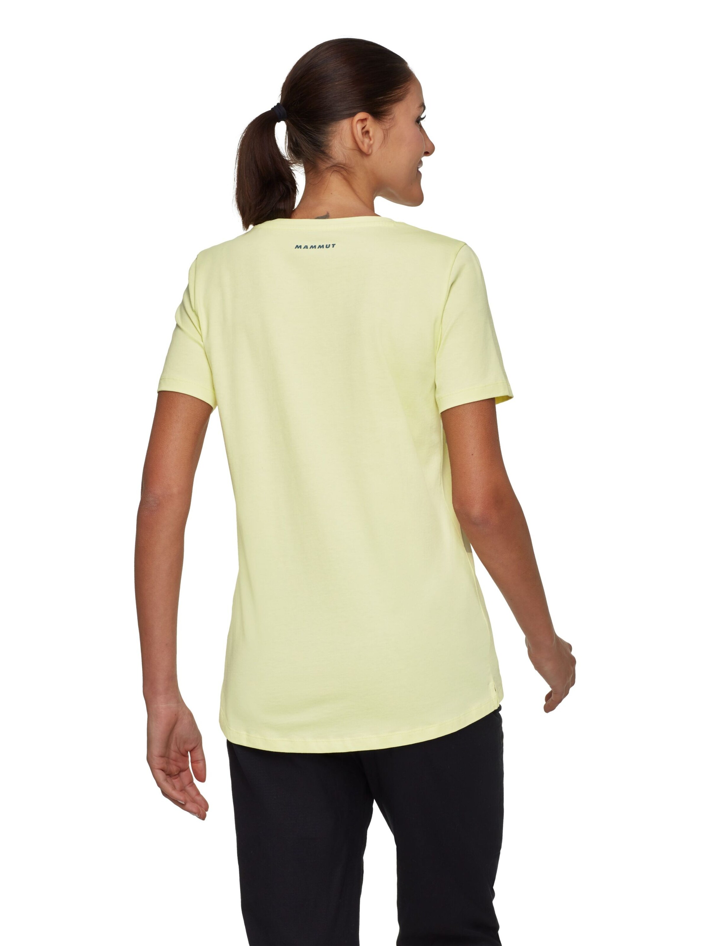 MAMMUT Funktionsshirt ‘Alpine Flower’ in Gelb