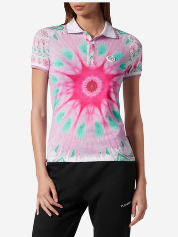Plein Sport - Camiseta 'Optical Flower' en rosa