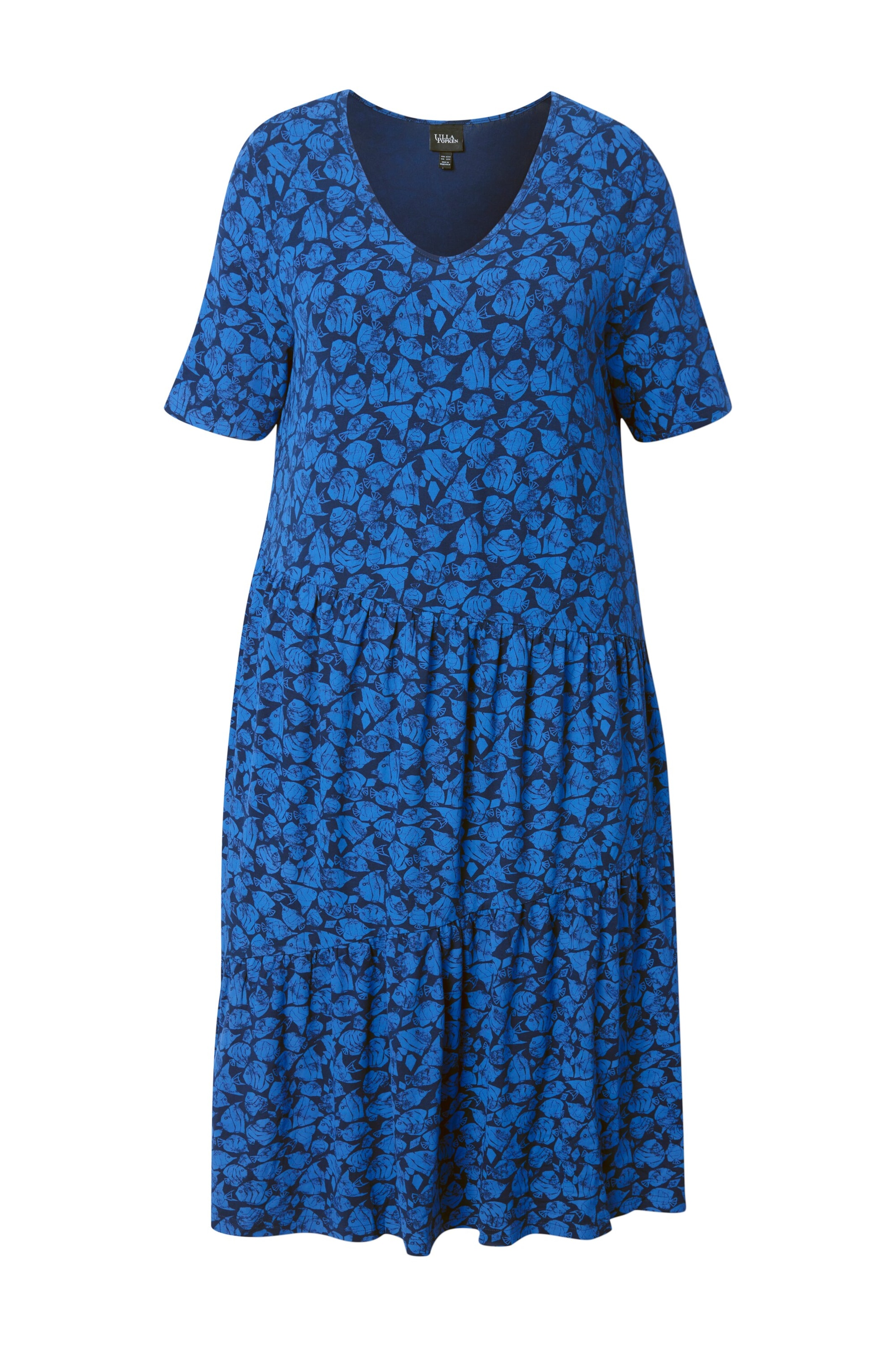 Robe oversize Ulla Popken en bleu : devant