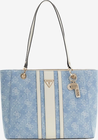GUESS Schultertasche 'Noelle II' in Blau: Vorderseite